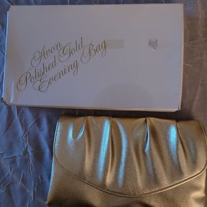 Vintage Avon Polished Gold Evening Bag